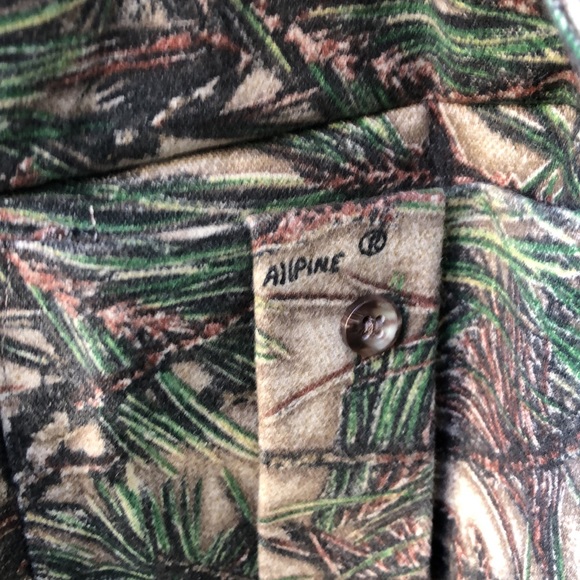 Vtg Fast Track Pine Tree Long Sleeve Hunting Shirt - Picture 5 of 7